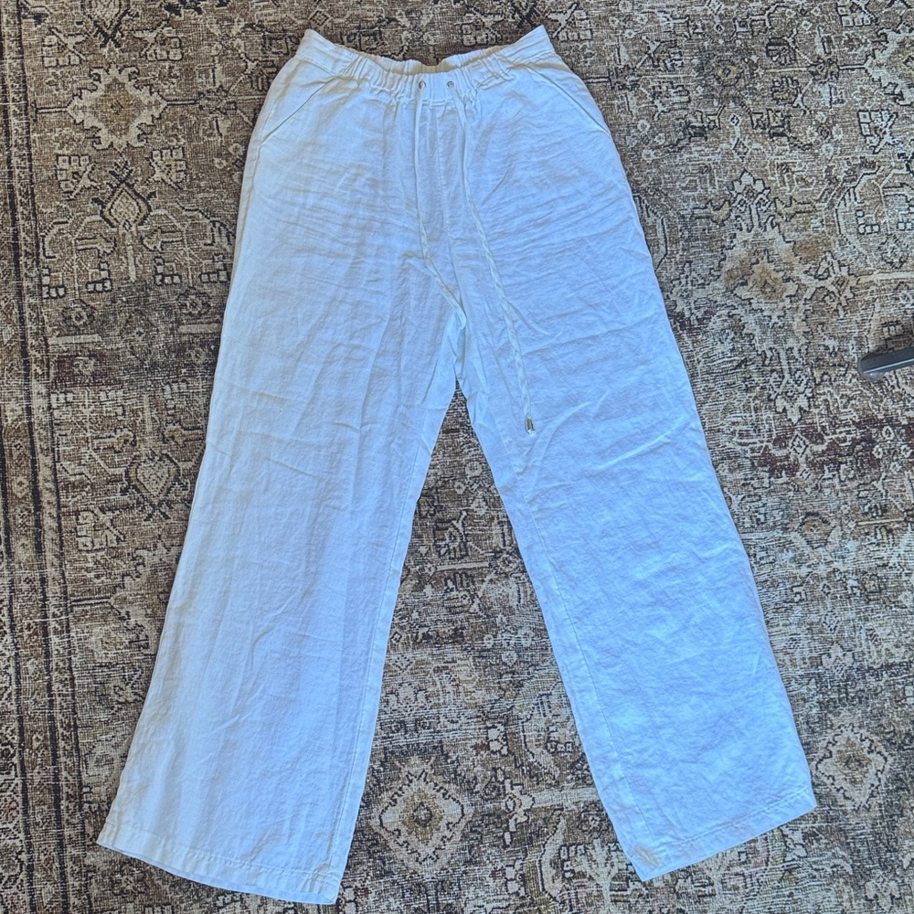 Vince Camuto Women's White Wide Leg Pants